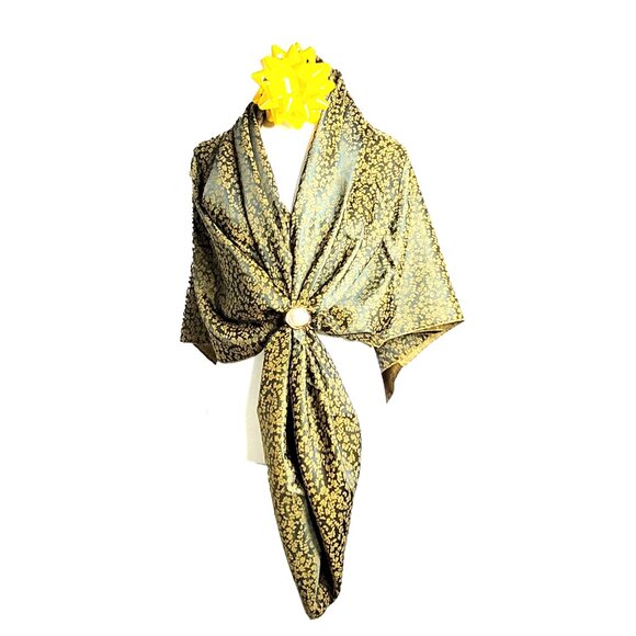 NWT Double Sided Silk Scarf 52"x52" Large Square Shawl Wrap 3001 - Picture 10 of 13